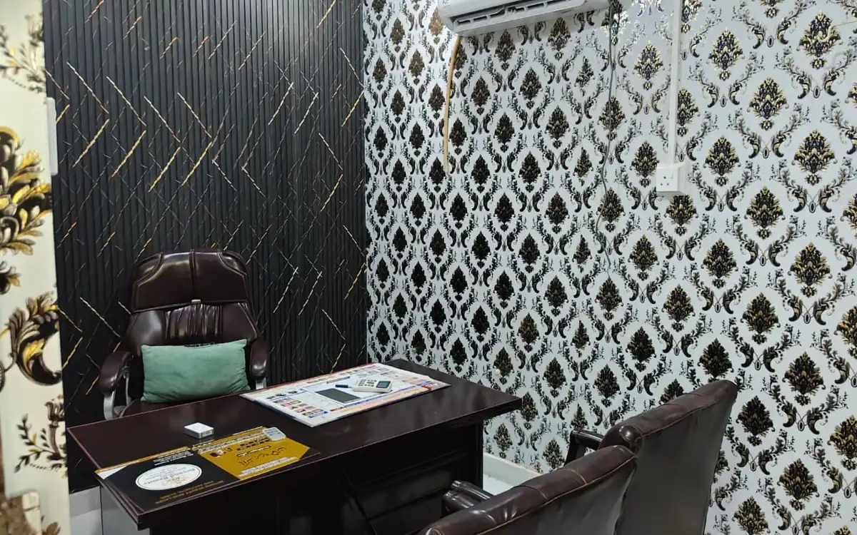 Private consultation room at Beyond Beauty Clinic, Vehari
