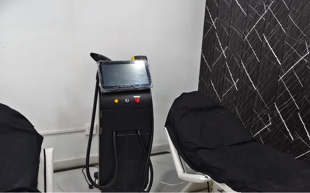 Diode laser hair removal system at Beyond Beauty Clinic, Vehari