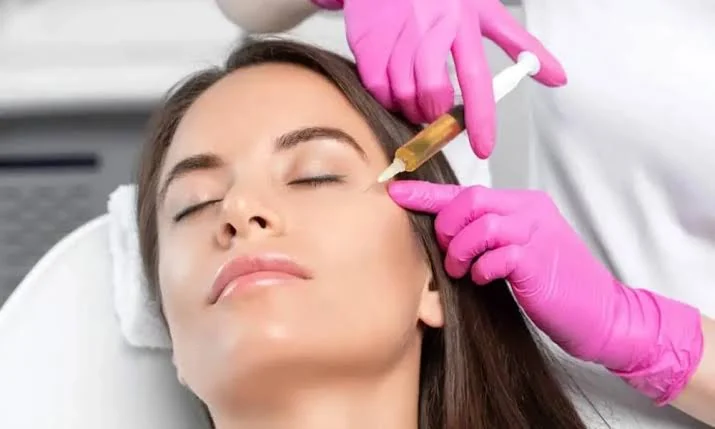 PRP injection treatment for hair loss at Beyond Beauty Skin, Laser and Aesthetic Clinic, Vehari